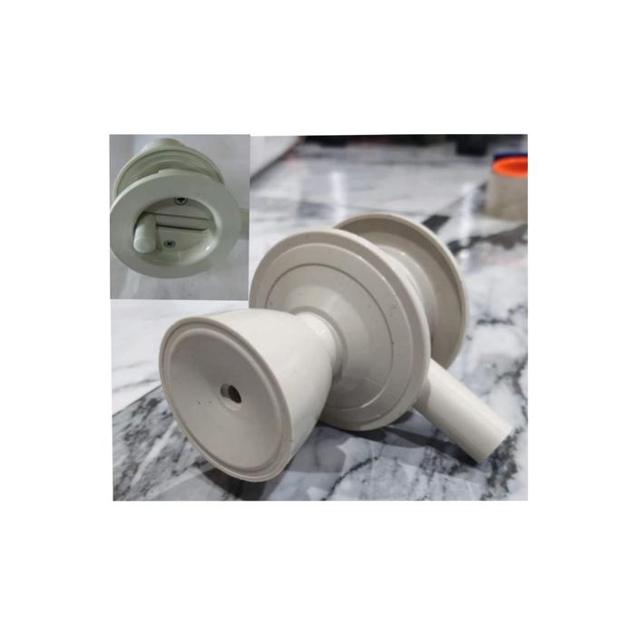 Gambar Handle Pintu Bulat Plastik Gagang Tarikan Pintu Pvc Kamar Mandi - Tarikan+slot dari Jawich Teknik undefined Tokopedia