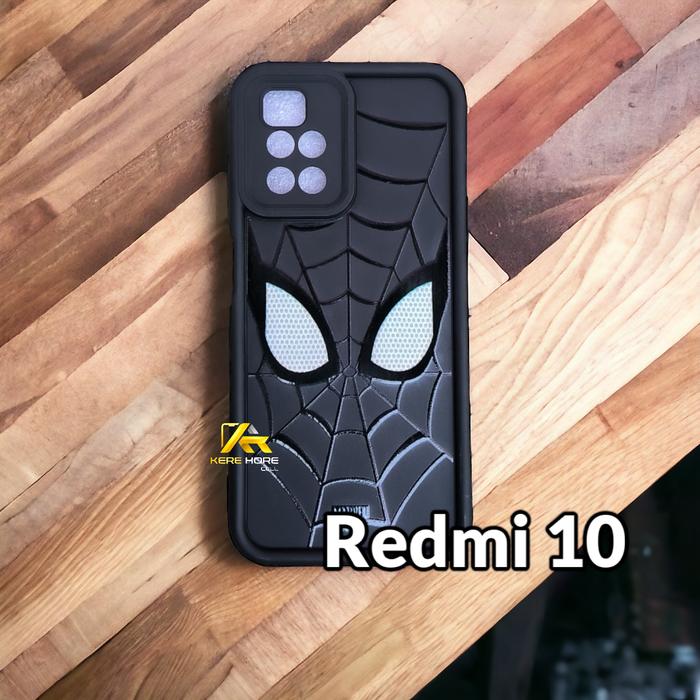 Gambar CASE REDMI 10 MATA SPIDERMAN SOFTCASE REDMI 10 - Hitam dari Kere Hore Cell_NEW undefined Tokopedia