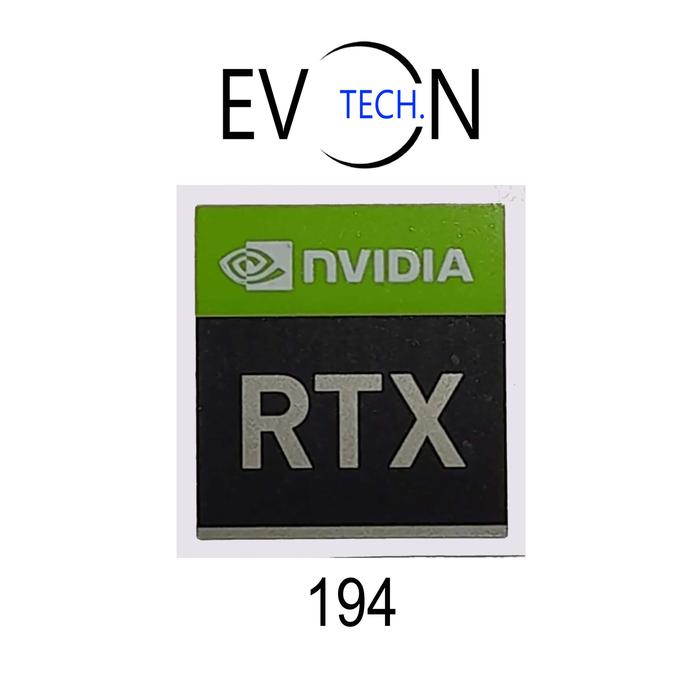 Gambar Logo Stiker Sticker NVIDIA RTX VR 2060 2070 2080 2080Ti Titan G-Sync - 194 dari Evon Tech undefined Tokopedia