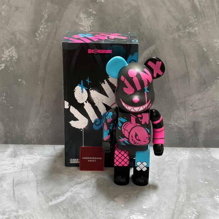 BE@RBRICK Jinx 100％ & 400％ ベアブリック ジンクス Be@rbrick Jinx 100% & 400% Figure | Medicom | Video Game Junk