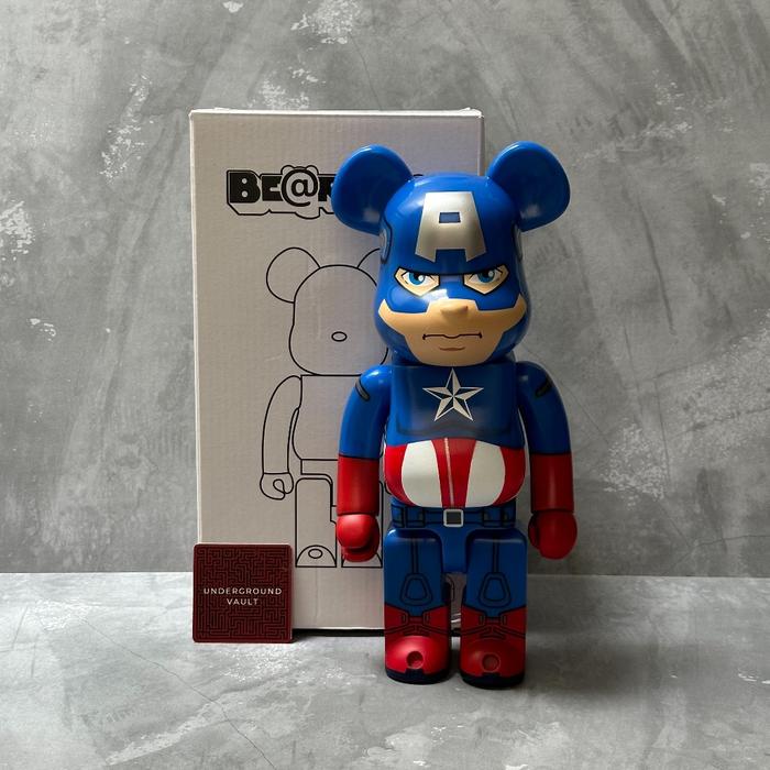 Jual BearBrick BE@RBRICK 400% Bear Brick Captain America