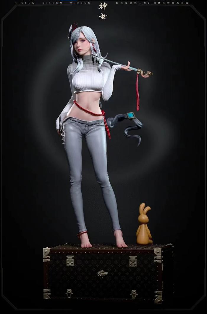 Gambar Barcode Studio Shenhe Genshin Impact 1/4 FIGURE STATUE - Normal, DP dari All Mix shop tokopedia undefined Tokopedia