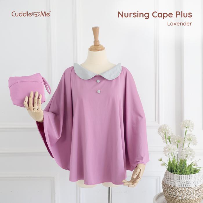 Gambar Apron Menyusui Full Cover Pumping ASI Polos CuddleMe Nursing Cape Plus - Lavender dari Gendongan Surabaya undefined Tokopedia