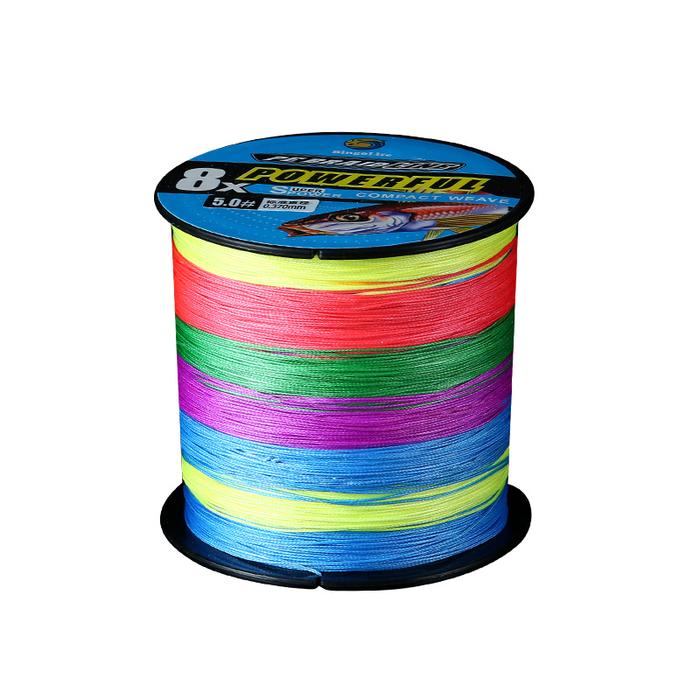 Gambar Tali Pancing Tahan Aus 300m Braided Fishing Line Senar PE X4 X8 Warna - Warna-warni X4, 0.8# dari ikanselancar undefined Tokopedia