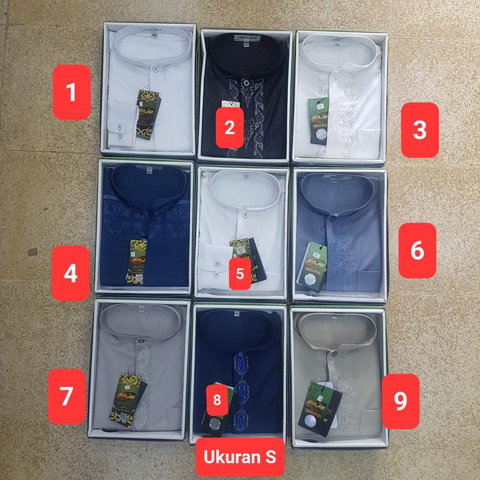 Gambar Baju Koko Atlas lengan panjang original ukuran S - 1 dari e-Soeboer undefined Tokopedia