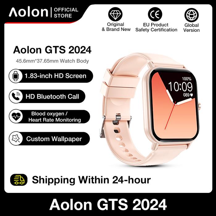 Gambar Aolon Smartwatch GTS Smart Watch Waterproof Custom Wallpaper - Gold dari Aolon undefined Tokopedia