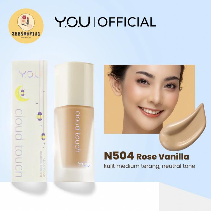 Gambar YOU Cloud Touch Blurring Skin Tint | Liquid Foundation | Natural - Rose Vanila dari The Beauty Gee undefined Tokopedia