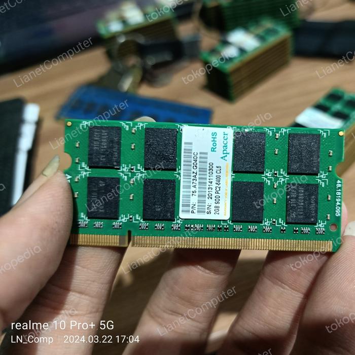 Gambar Ram Laptop Sodim 2Gb ddr2 pc6400 dari Lianet Computer undefined Tokopedia