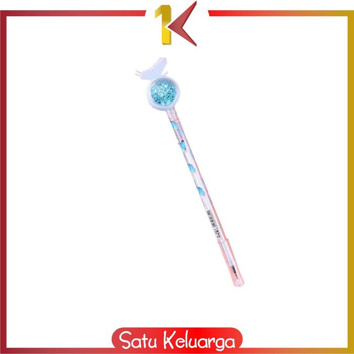 Gambar SK-A90 Pulpen Gel Bunny 0.5mm Pena Gel Pastel Alat Tulis Karakter - BIRU - KUPU dari Satukeluarga undefined Tokopedia