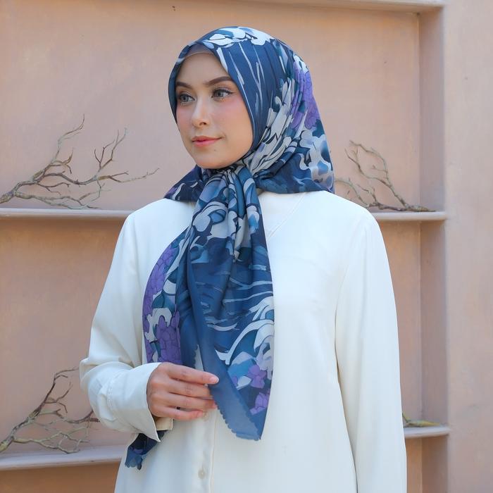 Gambar Mevrouw Hijab OCEAN 110x110 Segiempat Zip Pouch - Submarine, ZIP POUCH dari Mevrouw Hijab Official undefined Tokopedia