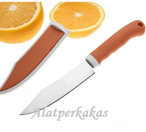 Gambar Pisau Dapur Portable Plus Sarung Travel Stainless Steel Kitchen Knife dari alatperkakas undefined Tokopedia