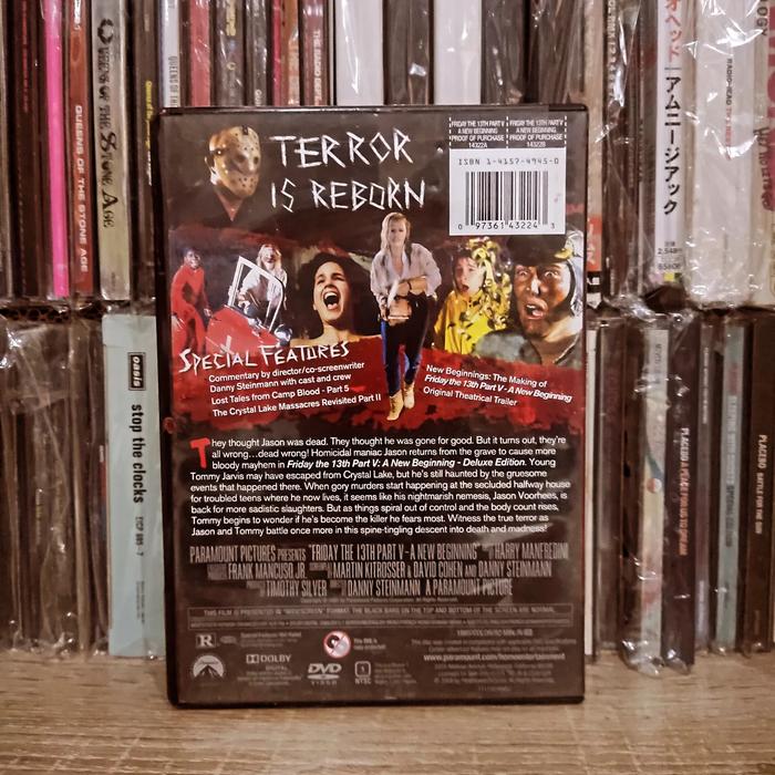 Jual Dvd Original Friday The 13th Part V A New Beginning Deluxe Edition ...