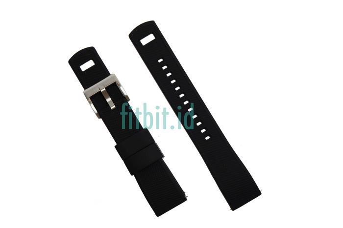 Gambar Barton Elite Rubber/Silicone Watch Strap - Black, 24mm dari fitbit.id undefined Tokopedia