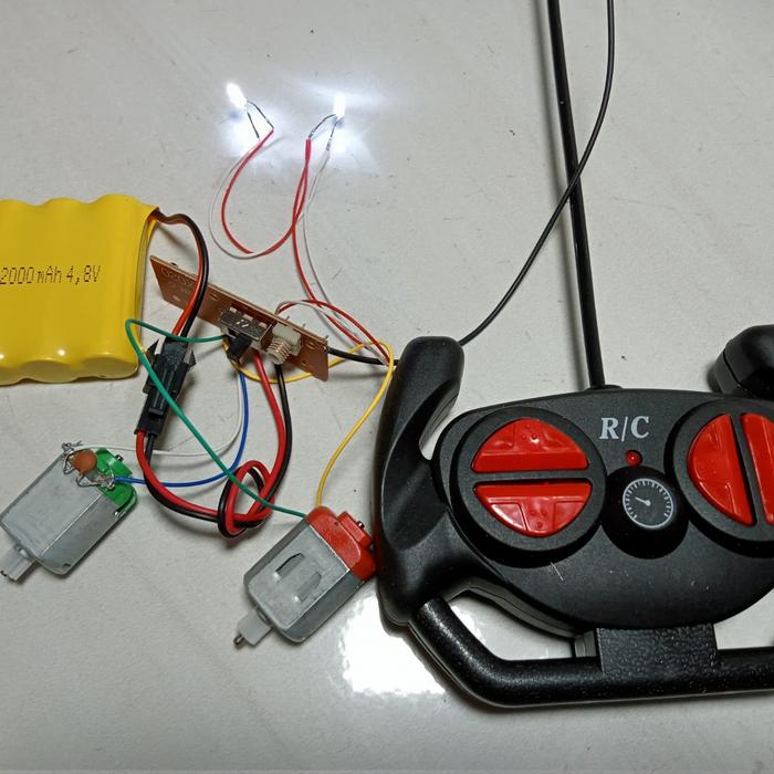 Gambar Paket Modul PCB dan Remote Control Off Road PCB Board Mobil RC - 4.8v-2000mAh dari bengbengtoys undefined Tokopedia