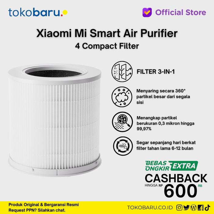 Gambar Filter Xiaomi Mi Smart Air Purifier 4 Compact / Lite / Pro Filter - Compact dari tokobaru.co.id undefined Tokopedia