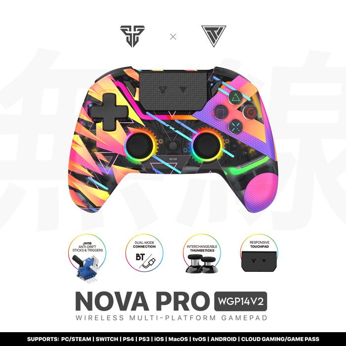 Gambar Fantech WGP14 NovaPro / Nova Pro Wireless Gamepad With Hall Effect - Solaris dari TokoTeknoPro undefined Tokopedia