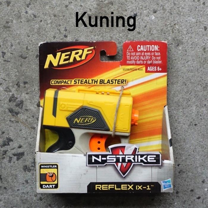 Gambar Nerf Reflex IX-1 Blaster Microshot IX1 Nano Nstrike Pocket Orange - Kuning dari Toysgraphy undefined Tokopedia