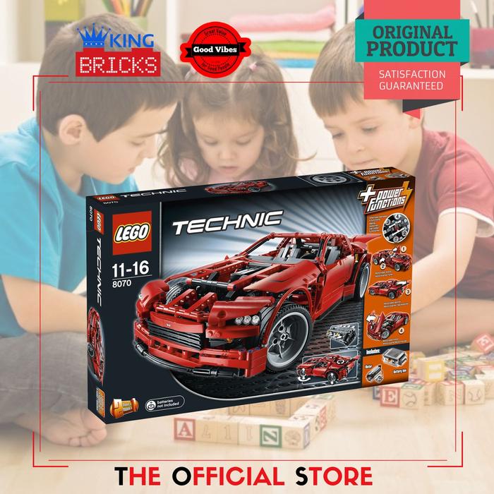 Gambar LEGO Original TECHNIC 8070 Super Car Mainan Anak Edukasi Teknik Mobil dari GV Online Shop undefined Tokopedia