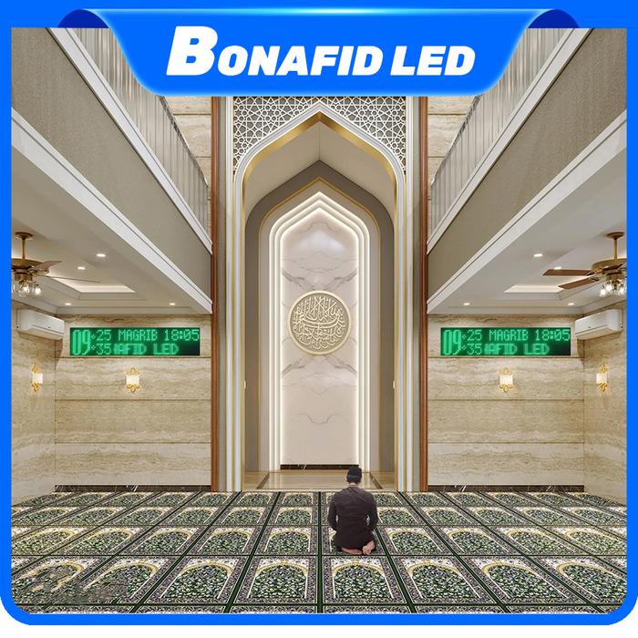 Gambar Jadwal sholat running text 1.3meter x 20cm merah - Hijau, NON TARTIL  dari Bonafid888 undefined Tokopedia