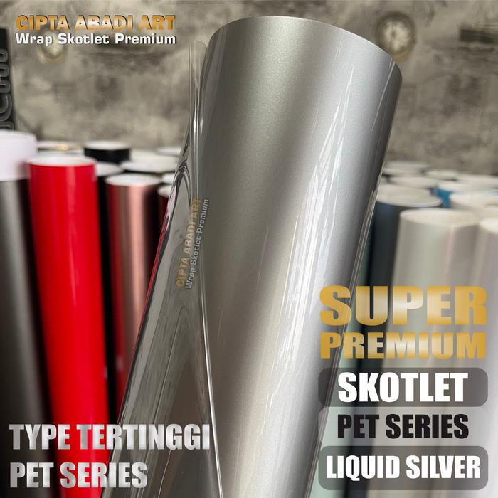 Gambar STIKER SKOTLET MOTOR HITAM LEMBAYUNG UNGU SCOTLET MOONLIGHT PURPLE - 8400 SILVER dari CIPTA ABADI 3M AUTO FILM undefined Tokopedia