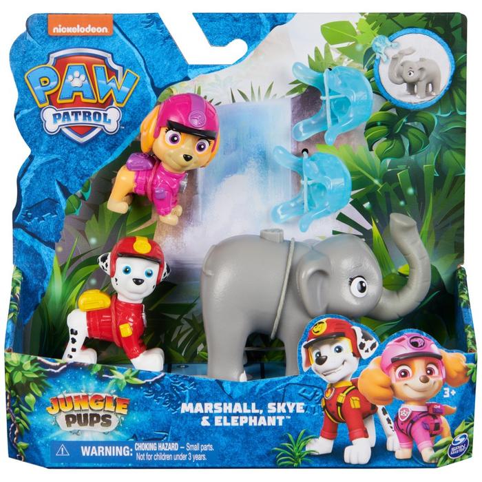 Gambar Paw Patrol Jungle Pups Assorted - Mainan Anak Figur - MARSH SKYE ELEP dari Toys City undefined Tokopedia