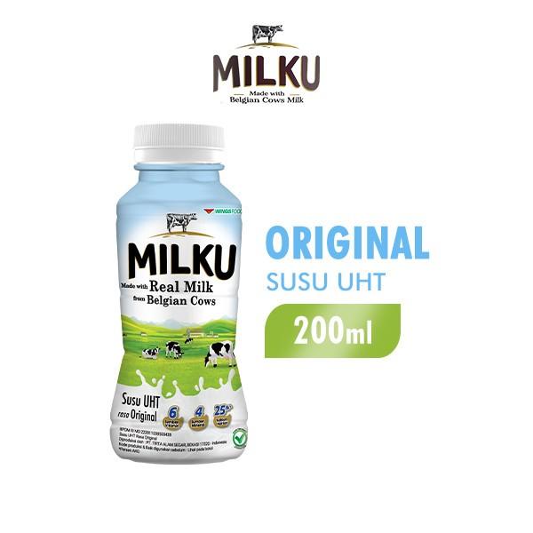 Gambar MILKU UHT ORIGINAL 200ML Isi 12 dari Purningsih undefined Tokopedia