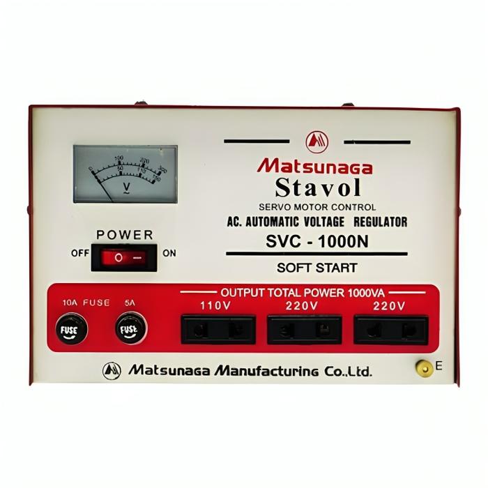 Gambar Stavolt SVC 1000W / Stabilizer SVC 1000VA MTS / 1000 Watt - STAVOLT ANALOG dari HANINDO MESIN JKT undefined Tokopedia