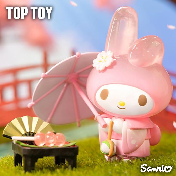 Gambar TOPTOY Action Figure Blossom And Wagashi ORI Sanrio Kuromi Cinnamoroll - My Melody dari Kawaii Universe undefined Tokopedia