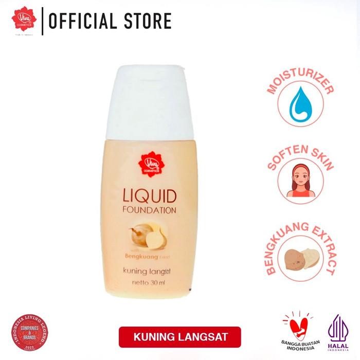 Gambar Viva Liquid Foundation With Bengkoang Ekstrak - FND Kuning Lgst dari Jwl Skin Shop undefined Tokopedia