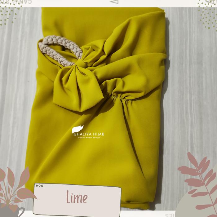 Gambar Instan Daisy (Part 2) Ori by Ghaliya Hijab Jilbab Instan Lucu Cantik Nyaman - Lime, Standar 70*90 dari Ghaliya Hijab official undefined Tokopedia