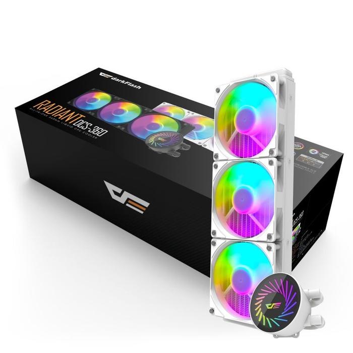 Gambar DARKFLASH Radiant DCS 360 Liquid CPU Cooler - Putih dari Julyaugustshop undefined Tokopedia