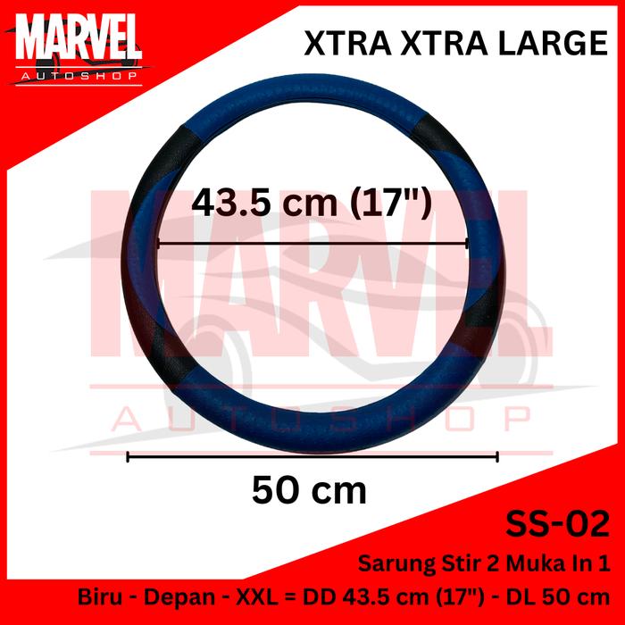 Gambar SARUNG STIR MOBIL 2 IN 1 COVER STEERING WHEEL MOBIL UNIVERSAL - Cokelat, M dari MARVEL AUTOSHOP undefined Tokopedia