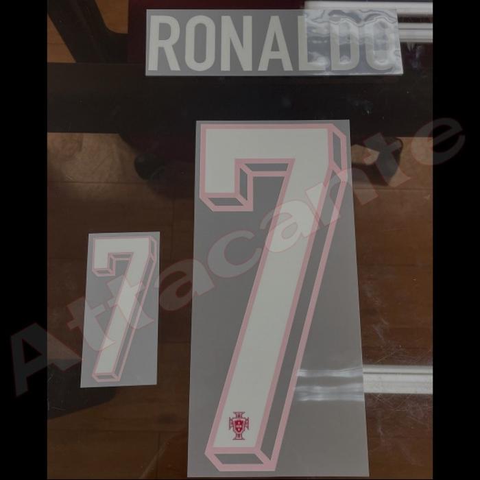 Gambar Font Nameset Portugall Home Away 2024 RONALDO 7 / Custom OFFICIAL - Font Portu Home dari Attacante Shop undefined Tokopedia