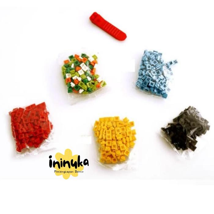 Gambar Bento Lunch Box Lego Kotak Bekal Makan Anak Lego - Bricks dari ininuka bento undefined Tokopedia