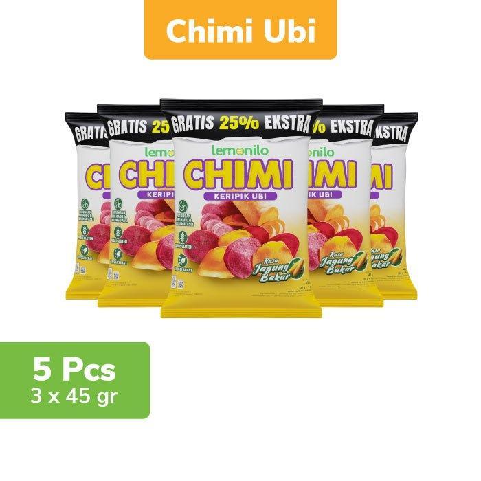 Gambar 5 Pcs Lemonilo Chimi Ubi Jagung Bakar 45g dari Tiki Tiki Store undefined Tokopedia