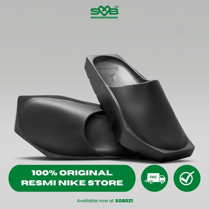 Jual Sepatu Sandal Nike Jordan Women's Hex Mule Shoes Off Noir