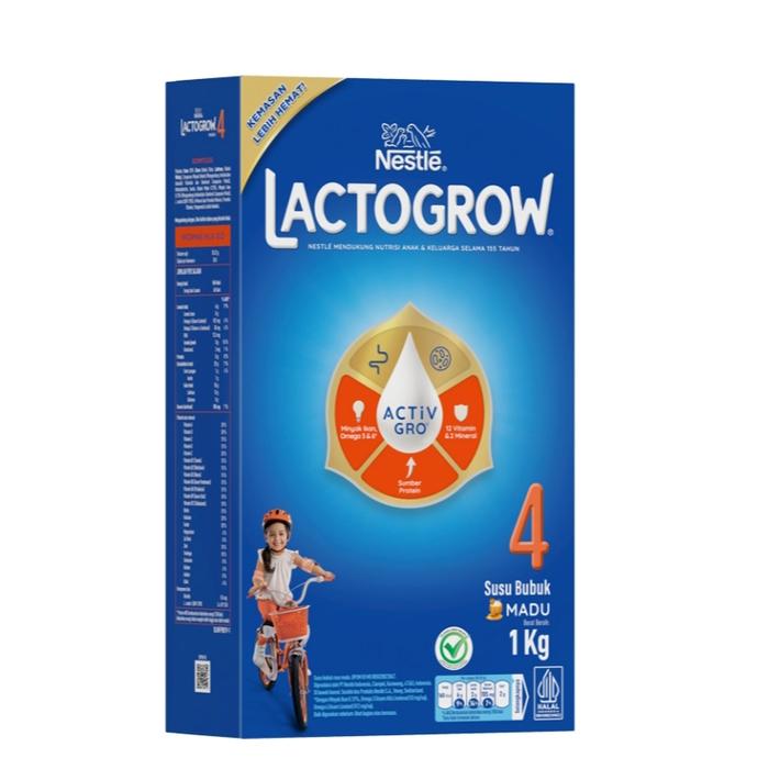 Gambar LACTOGROW 4 Happynutri Susu Pertumbuhan 3-5 Tahun Madu 1 Kg dari BIGsmart Official undefined Tokopedia