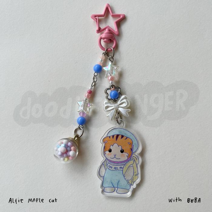 Gambar Beaded Charms / Gantungan Kunci Manik-Manik Akrilik - Alfie Boba dari Doodleganger undefined Tokopedia