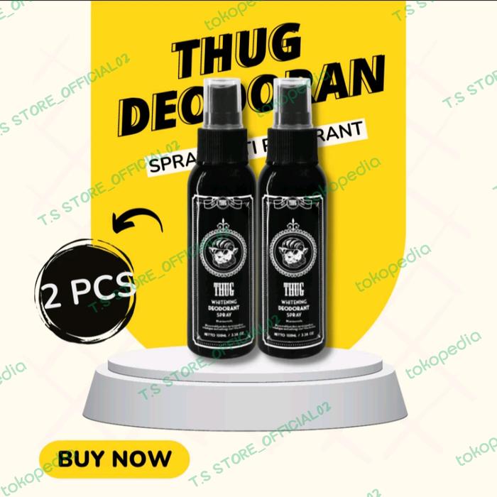 Gambar Thug Deodorant Spray, Menghilangkan Bau Badan Seharian 100ml - Buy 1 Get 1 dari T.S STORE_OFFICIAL02 undefined Tokopedia