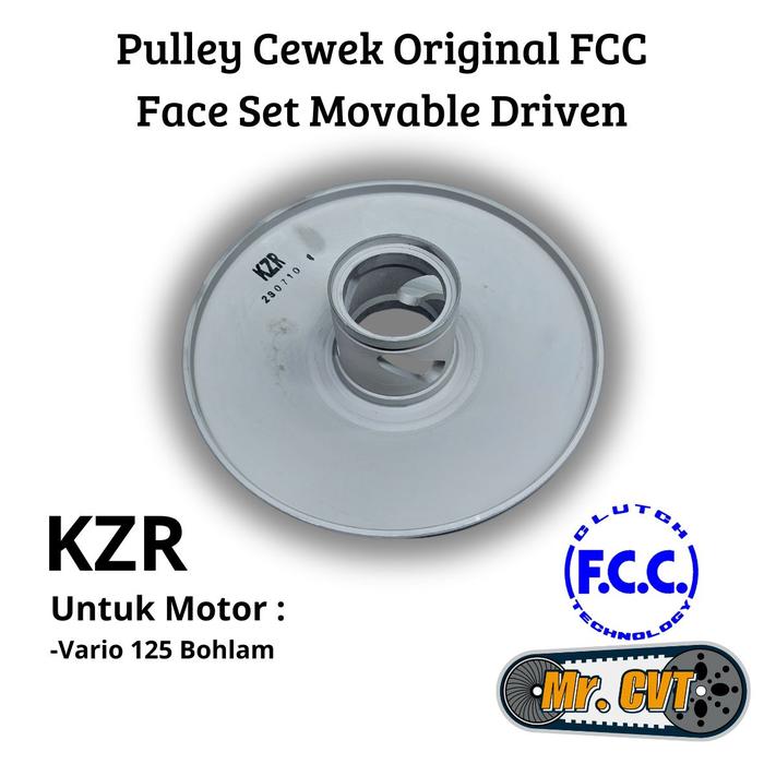 Gambar Sliding Pulley Puly Puli Cewek Vario 125 Bohlam kode KZR Original FCC dari Mr. CVT undefined Tokopedia