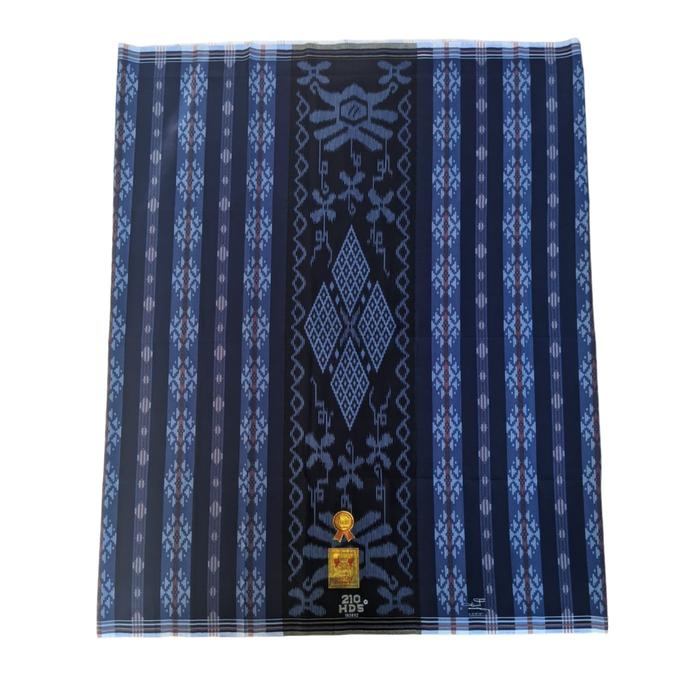Gambar sarung samarinda hds motif temer terbaru / sarung pria dewasa kekinian - Biru dari sarung hds official undefined Tokopedia