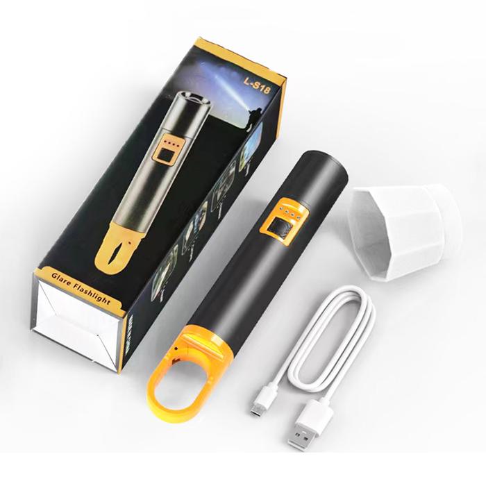 Gambar Senter LED Super Terang Mini Flashlight LED Portable USB Charger 10W - M77 White Laser dari Surya Bright undefined Tokopedia