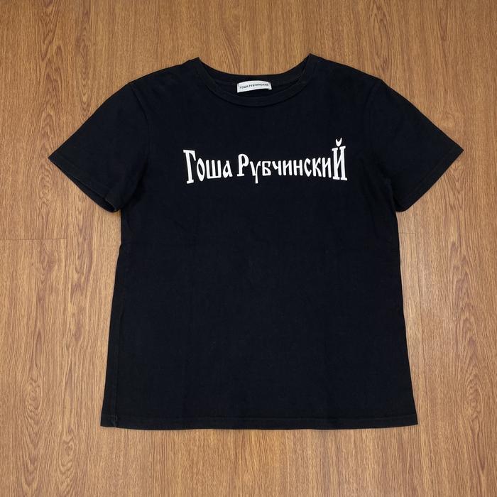 ゴーシャラブチンスキー DJ Tシャツ 黒 ゴーシャラブチンスキー T