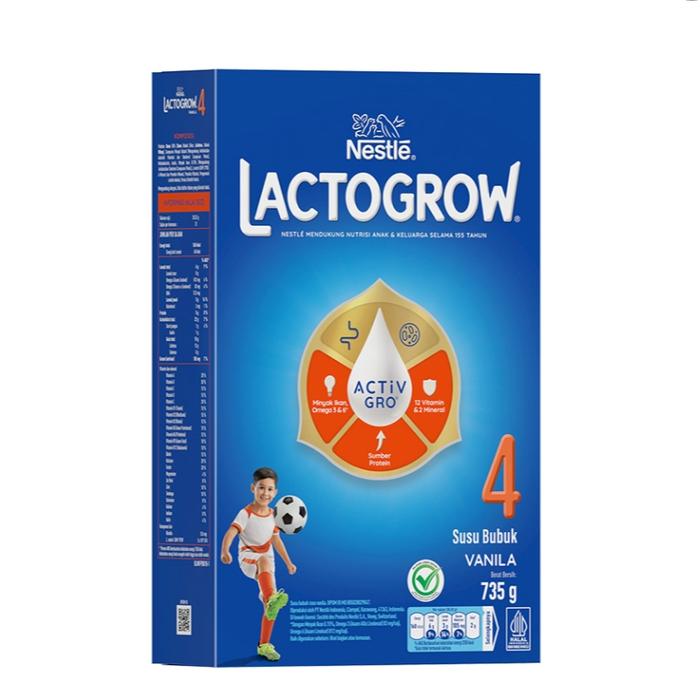 Gambar LACTOGROW 4 Happynutri Susu Pertumbuhan 3-5 Tahun Vanila 735 g dari BIGsmart Official undefined Tokopedia