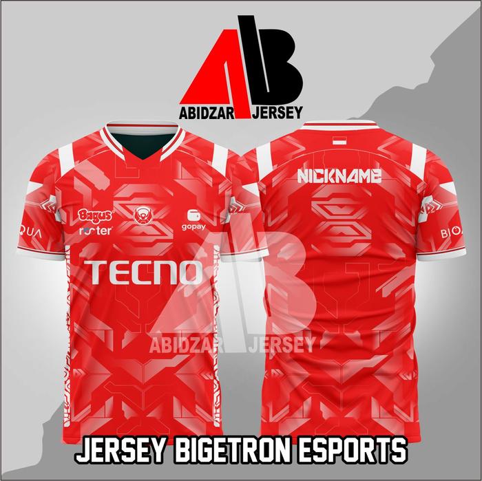 Gambar Jersey BTR Bigetron baju kaos game terbaru 2024 - Merah, L dari Abidzar Jersey undefined Tokopedia