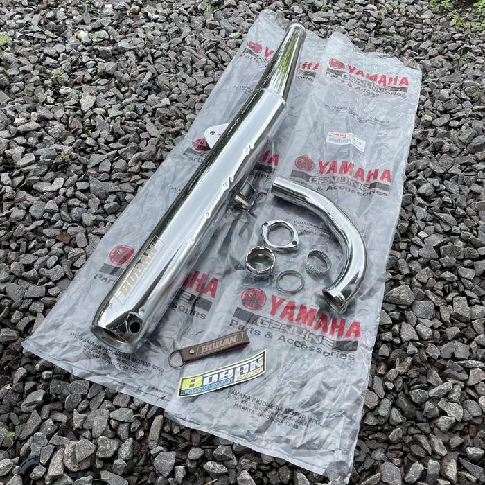 Gambar Knalpot Boban Fullset Nuklir, C33, C39 Knalpot Rx king, Rx spesial - C39, BOBAN PERUT AJA dari Rxkingline19 undefined Tokopedia