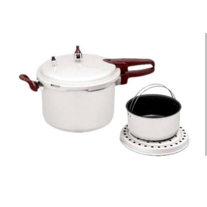 Gambar Panci Presto Maxim 4L 20cm , 7L 24cm , 12L 30cm Pressure cooker - 7 Liter 24CM, Oke Bubble Wrap dari BT Electronic undefined Tokopedia