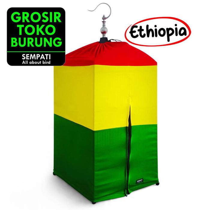 Gambar SEMPATI GROSIR Krodong Kerodong Sangkar Kotak Nomor No 1 2 Variasi 3 Warna Model Bendera Isi 20 Pcs Krodong Sangkar Kandang Burung Kacer Cucak Kain Hyget - ETIOPIA , NO.2 dari SEMPATI GROSIR undefined Tokopedia