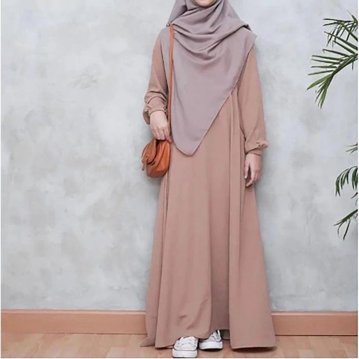 Gambar Baju Gamis Syari Wanita Terbaru Rosalin Maxi Dress Termurah - Coksu, S dari Lapak Jaya22 undefined Tokopedia