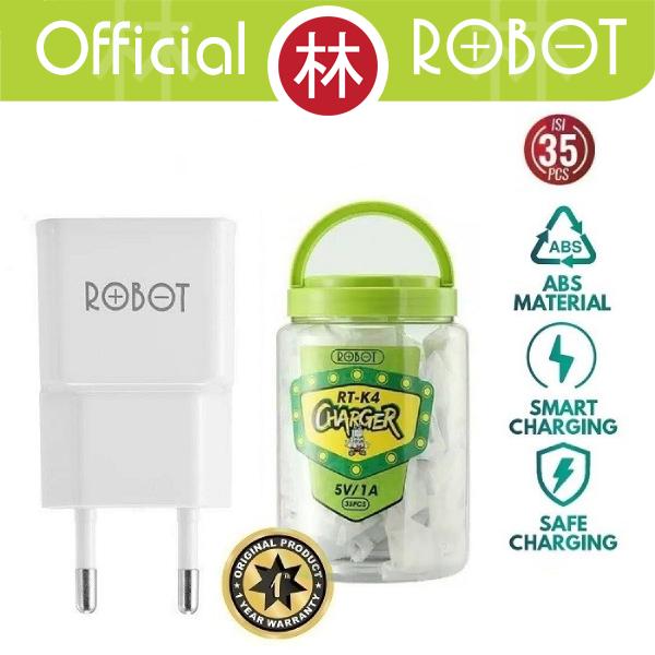 Gambar Robot RT-K4 / RT-K4S Kepala Adaptor Charger 1A - 1 TOPLES 35 / 20 Pcs - RT-K4 dari Liem Group Kota Administrasi Jakarta Barat Tokopedia